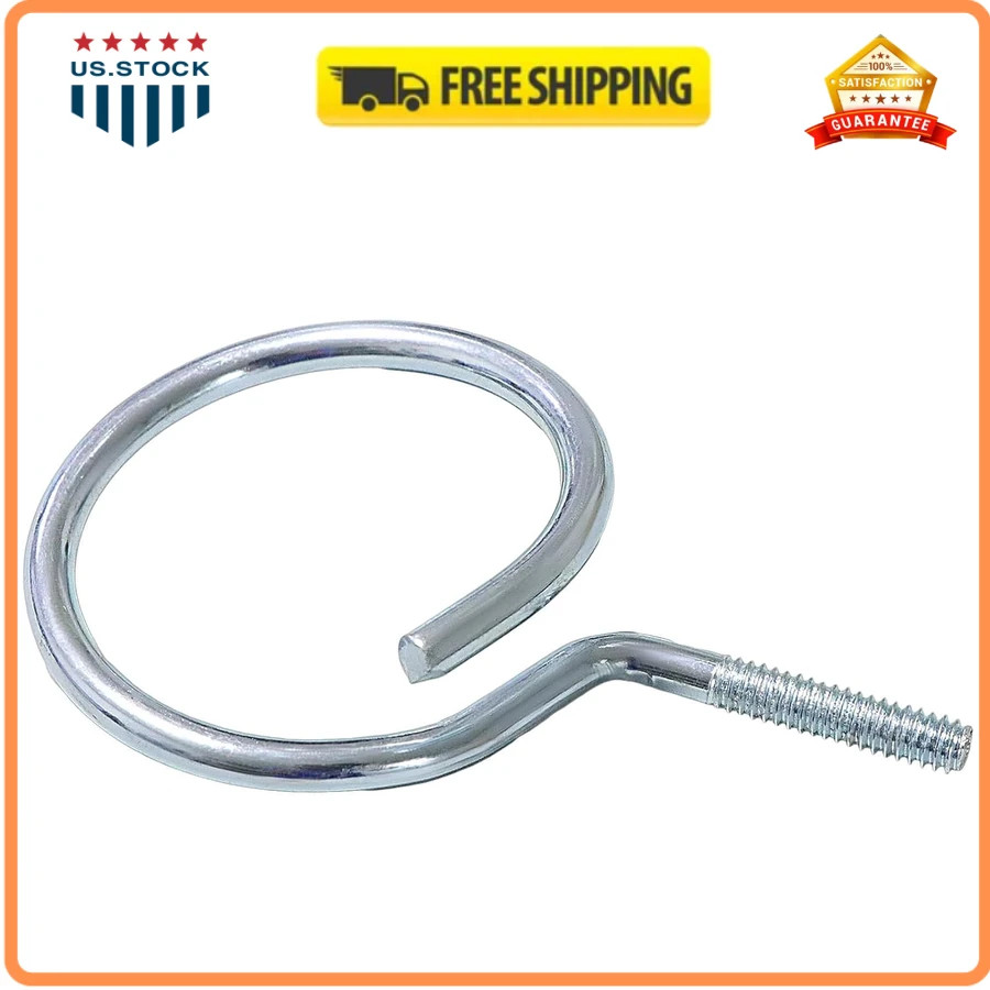1/4-20 Threaded Bridle Rings 2 Inch Heavy Duty Cable Support 100 Pack