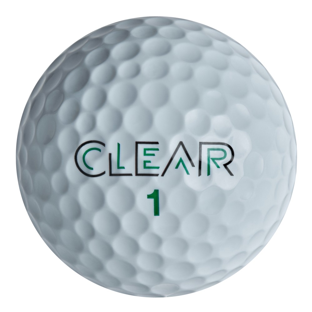 Clear Tour Green Golf Balls - White - 6 Dozen Bundle