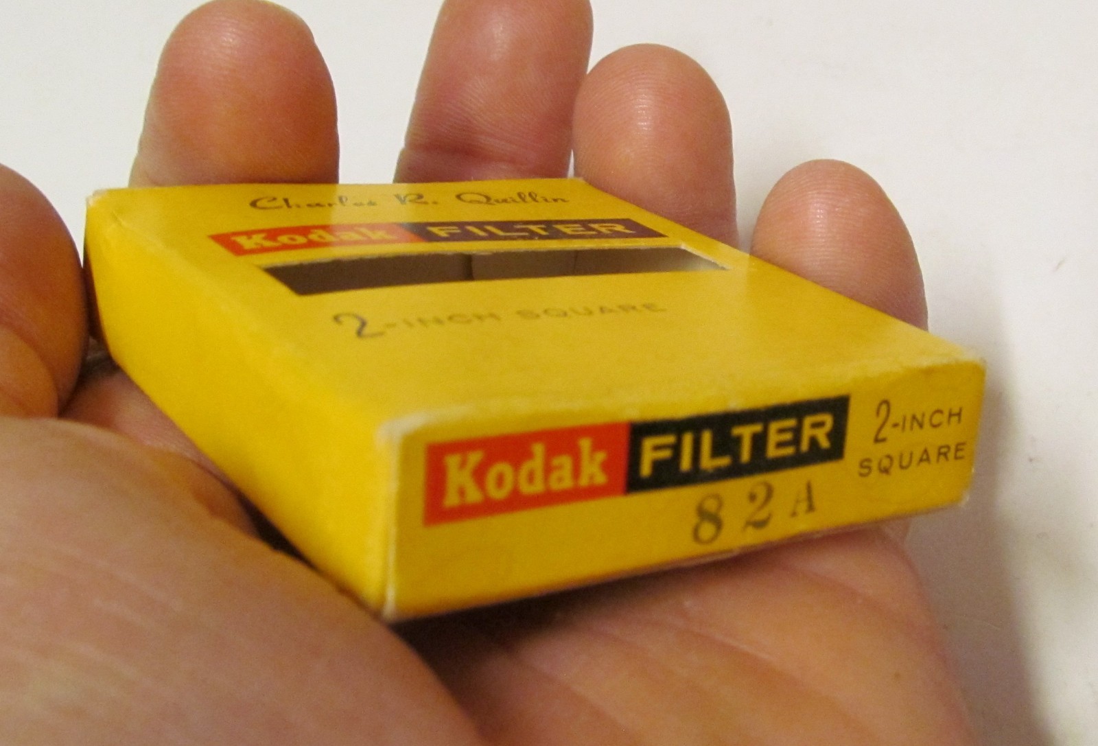 Kodak filter 82A (2” square) in original box