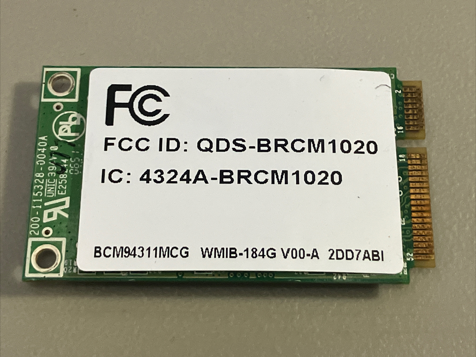 Broadcom BCM94311MCG Wireless Card Original HP 407107-001