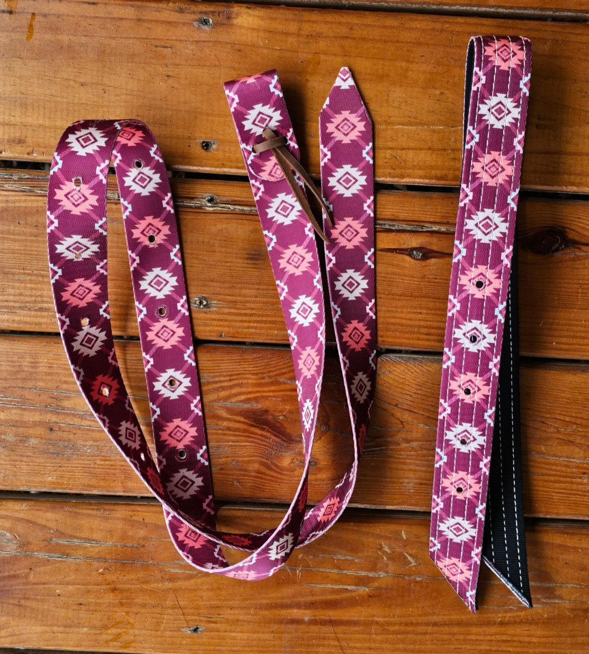 New Aztec Print Nylon Replacement Cinch Strap and off Billet