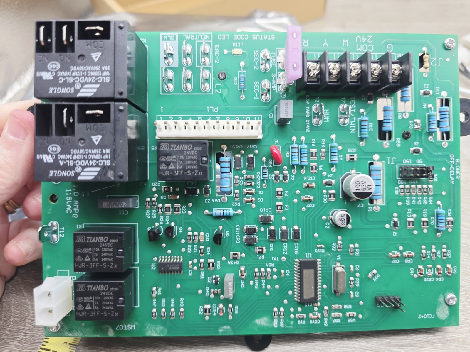 WST282B Fixed Speed Furnace Control Board Module HVAC Replacement
