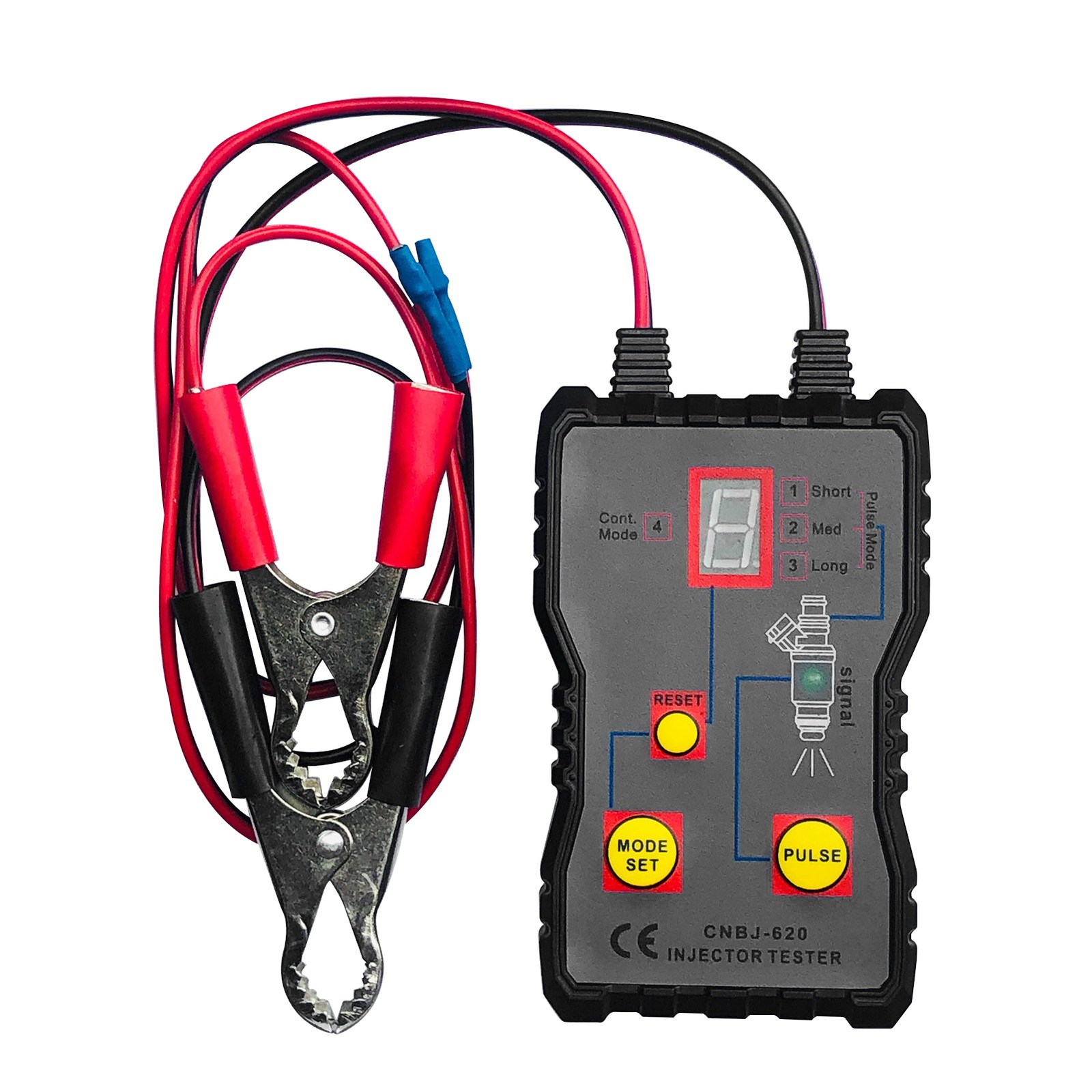 12V UNIVERSAL FUEL INJECTOR PRESSURE TESTER LED DISPLAY DIAGNOSE SYSTEM PROBLEMS