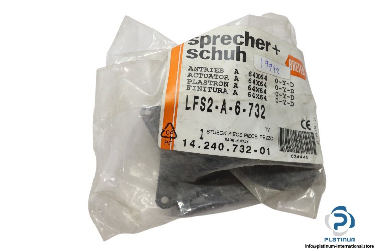 SPRECHER+SCHUH LFS2-A-6-732 SWITCH ACTUATOR HANDLE_1424073201_90°_64 x 64 mm