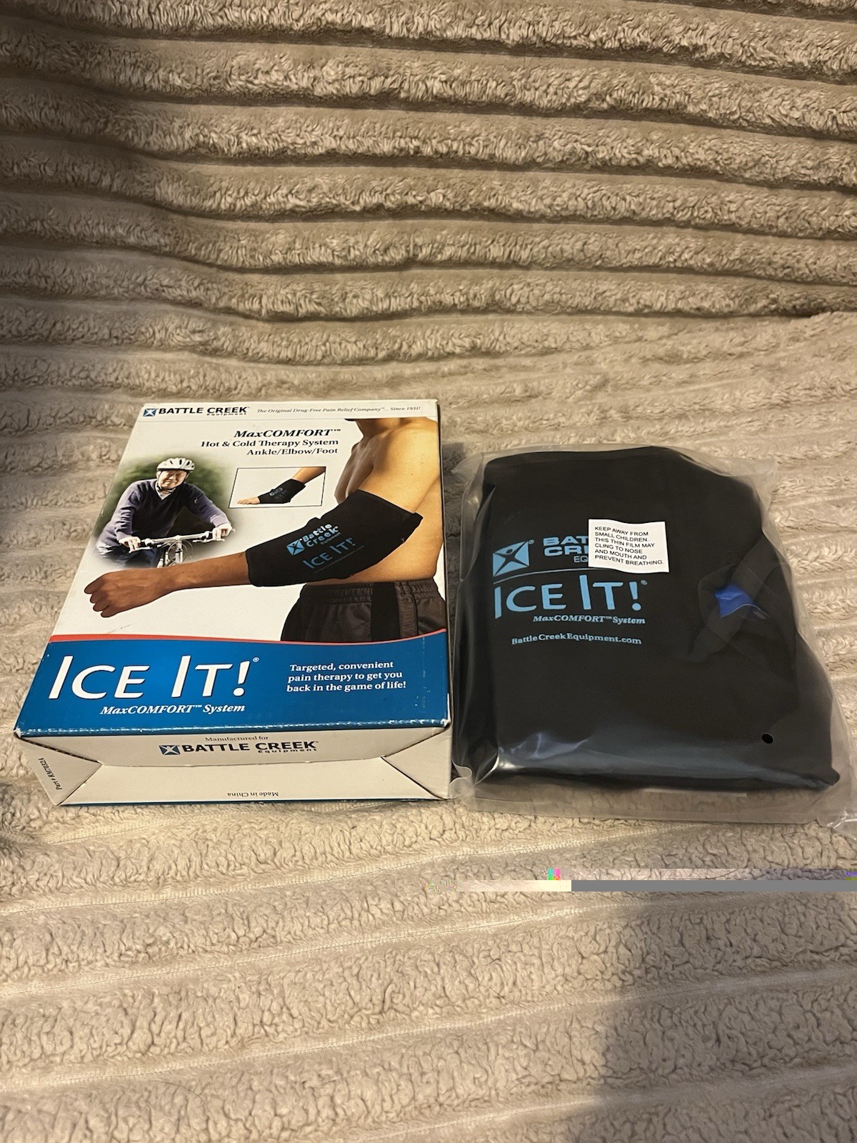 Battle Creek Ice It! MaxComfort 514 Hot & Cold Therapy System Elbow/Foot