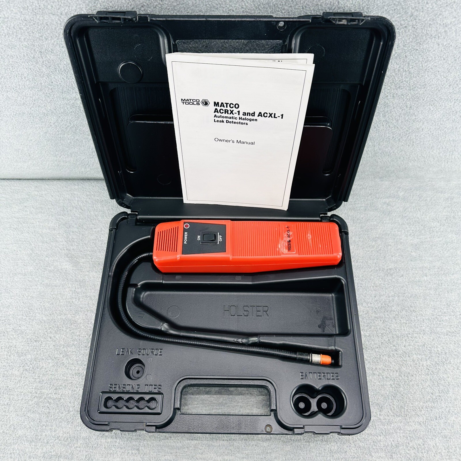 MATCO TOOLS ACRX-1 AND ACXL-1 - Automatic Halogen Leak Detector W/ 1 NEW TIFXP-2