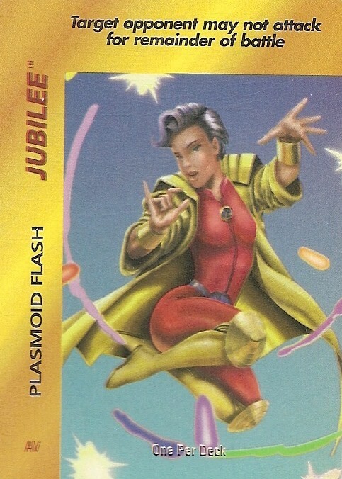 Marvel OVERPOWER Jubilee Plasmoid Flash special - OPD - Rare