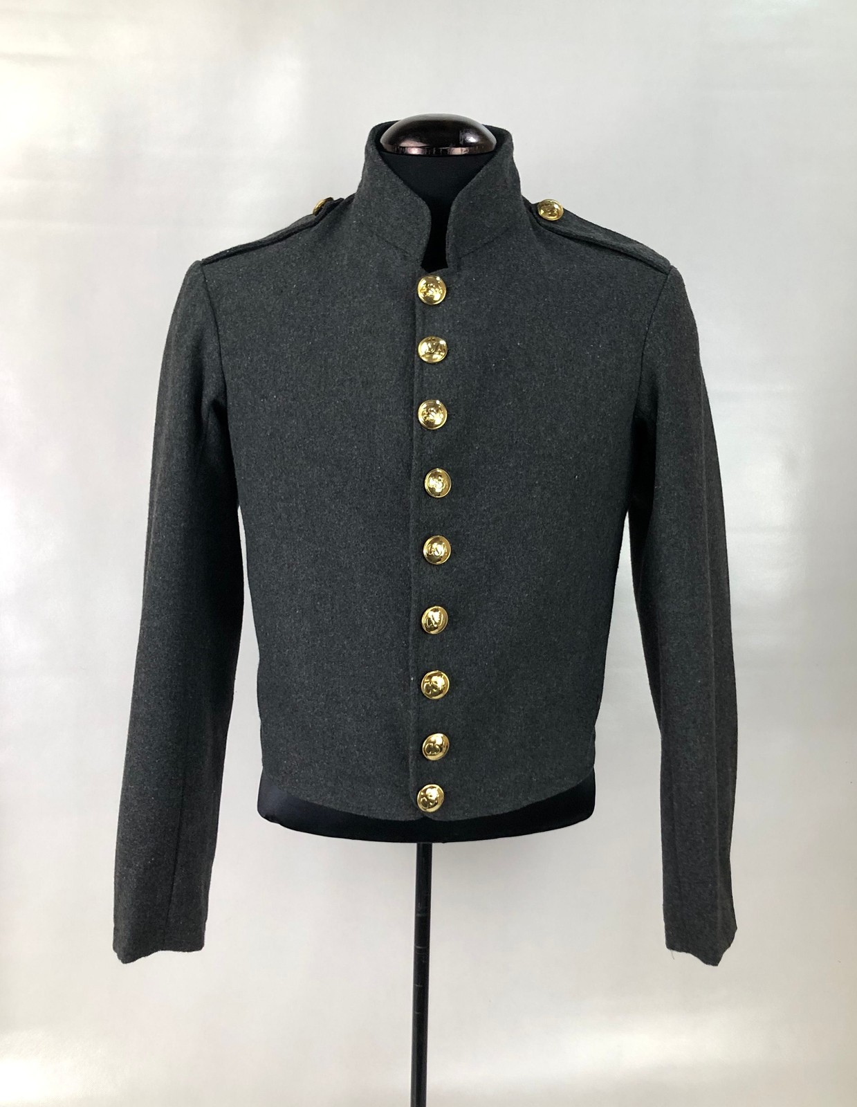Confederate Richmond Depot Type 2 Jacket of Charcoal Grey Size 38