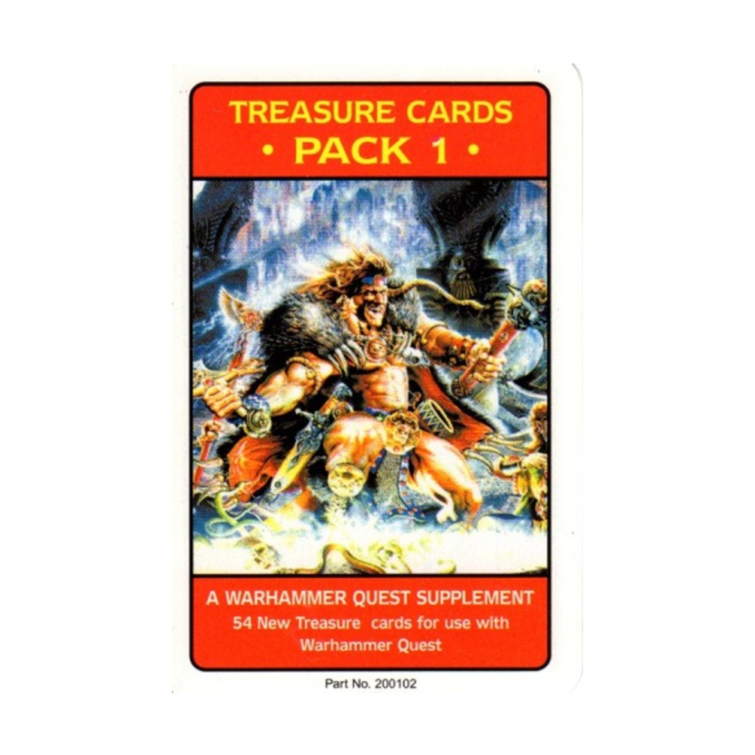 GW Warhammer Quest Treasure Pack #1 Pack VG