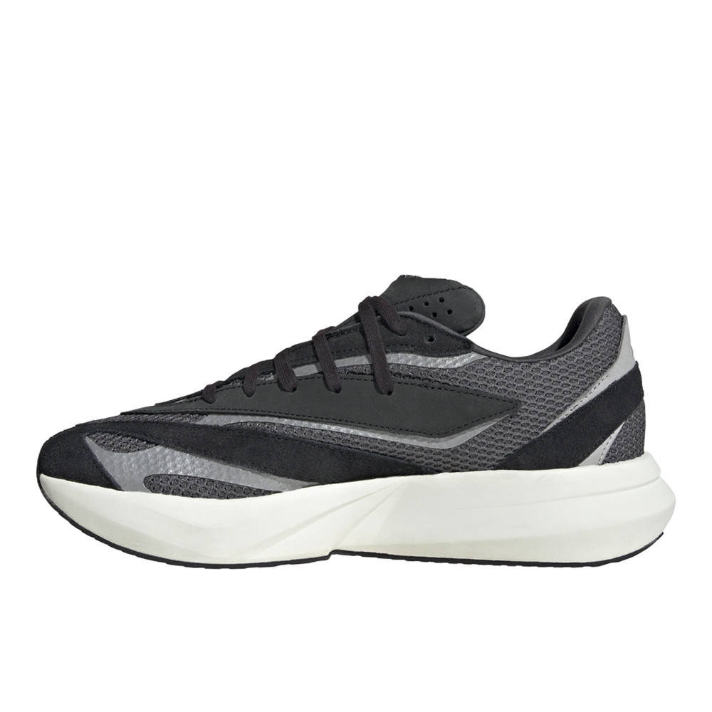 adidas Lightblaze Lace Up Mens Black, Grey Sneakers Casual Shoes JH6943-A