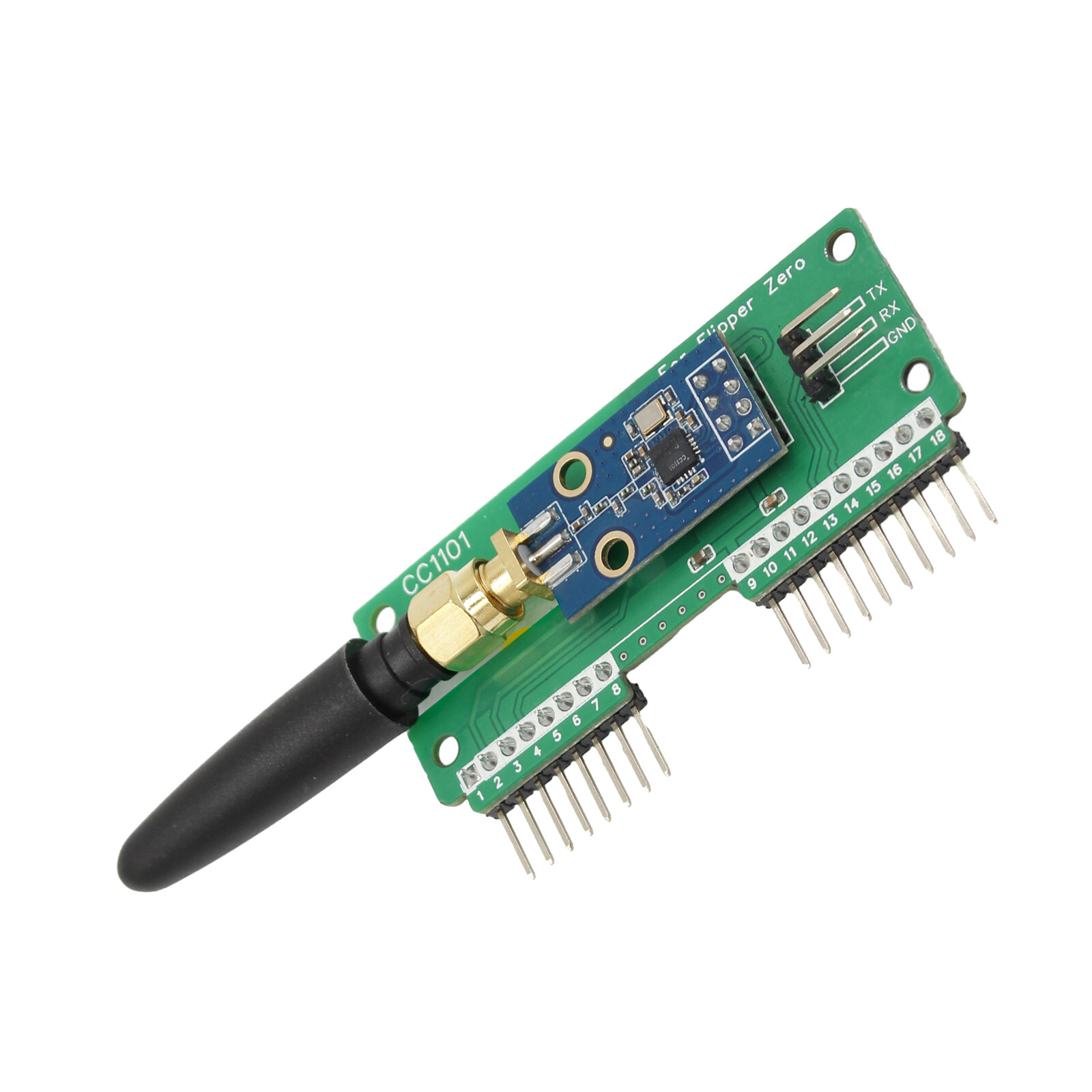 For Flipper CC1101 SubGhz External SubGhz Module Frequency Analyzer 433MHz