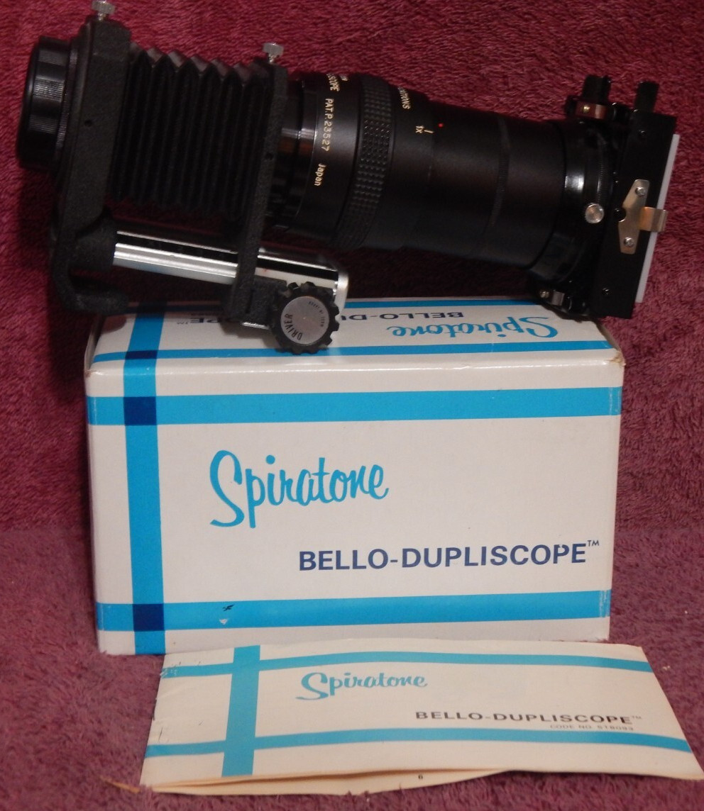 Spiratone Bellow-Dupliscope 518093 with Box & Manual