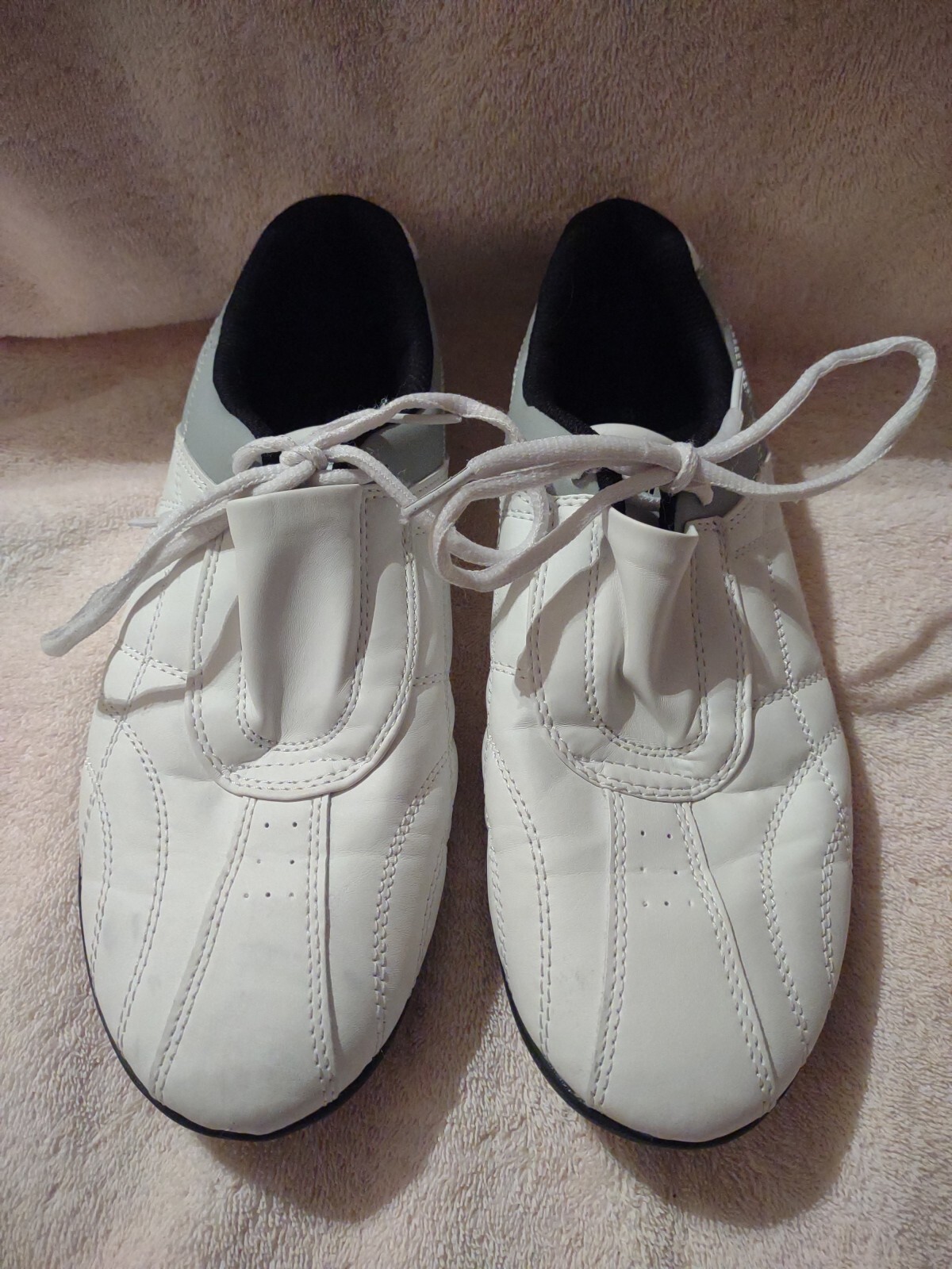Century Men's Martial Arts Century Shoes, White/Gray, 8 US