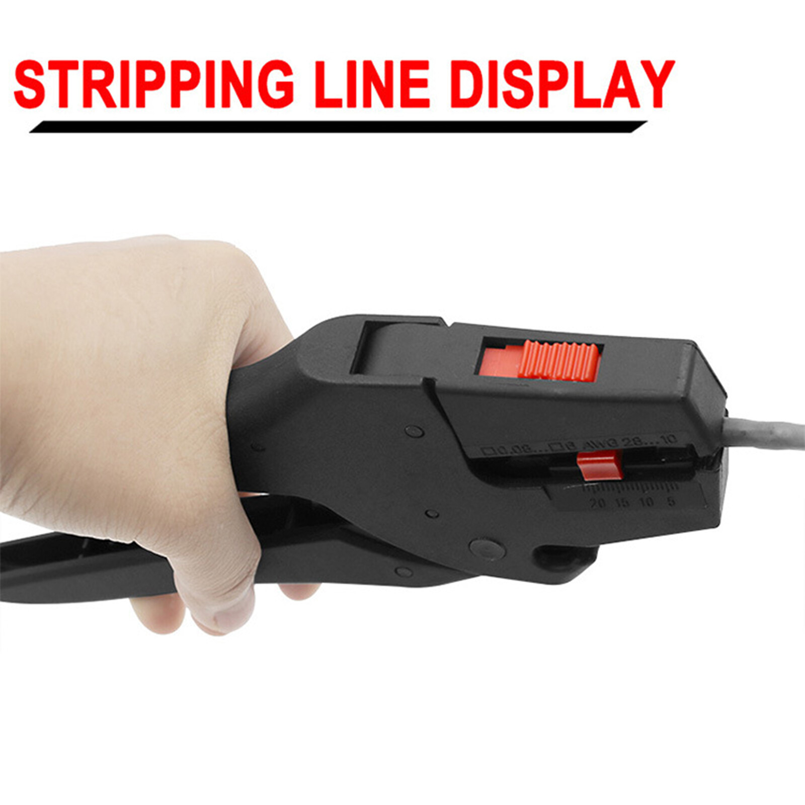 Professional Automatic Wire Striper Cutter Terminal Tool Stripper Crimper Pliers