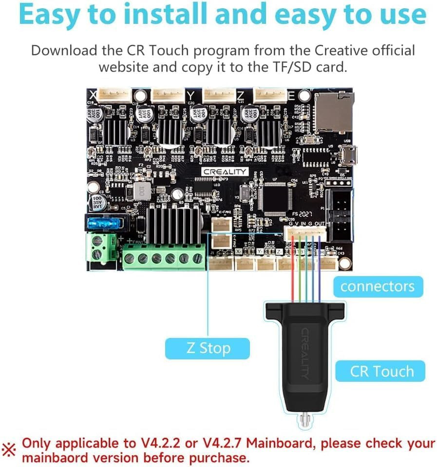 Creality CR Touch Auto Bed Leveling Sensor Kit for 3D Printer with Metal Push Pi