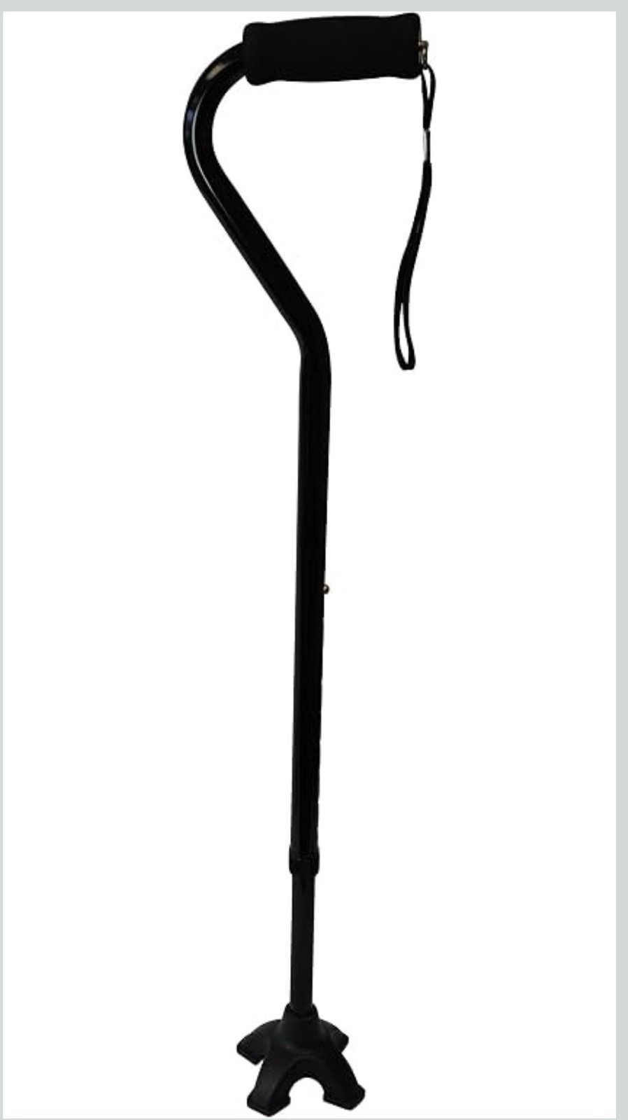 Stand Up Quadruple Cane Tip - Fits 3/4"Diameter,Enhanced Stability & Convenience
