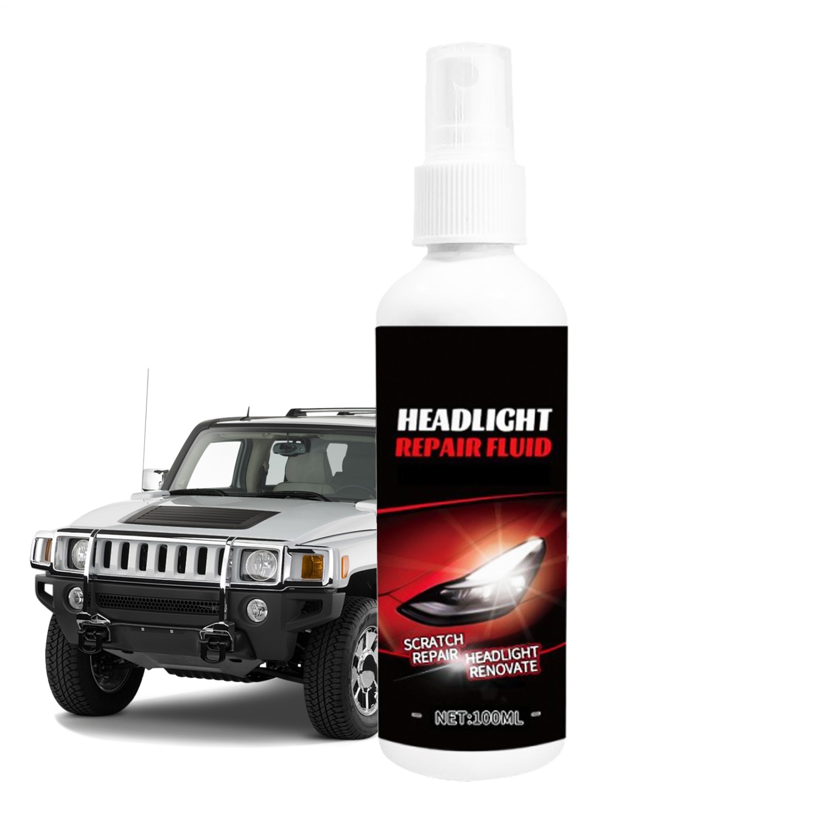 Automotive Headlights Spray Refurbishment Coating Spray Repair Fluid Polish
