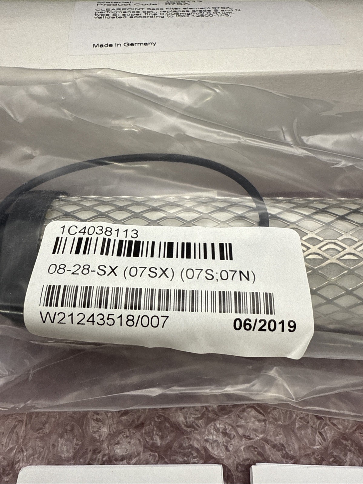 Beko 07SX - 4038116 OEM Replacement Filter Element NEW