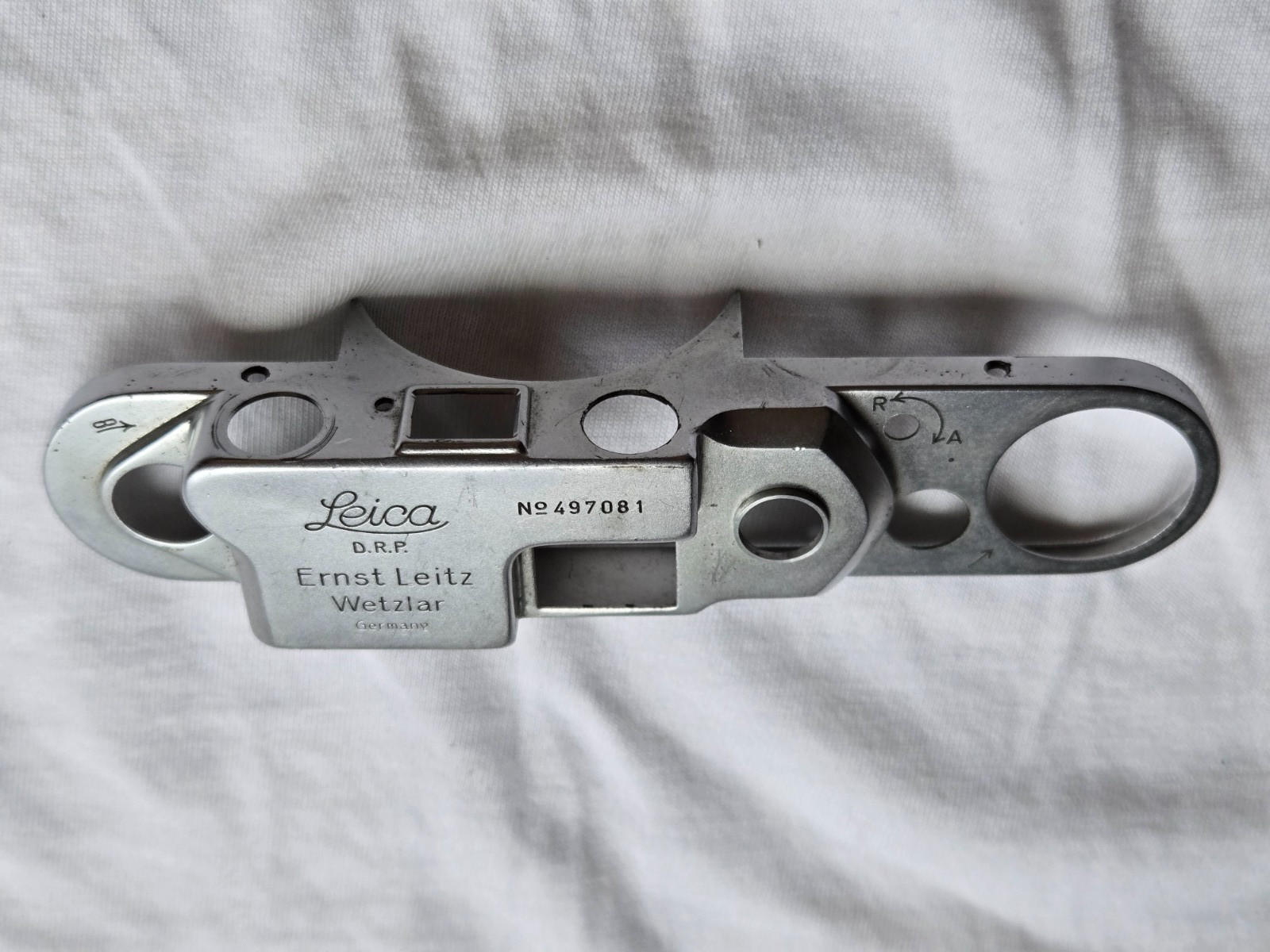 Original OEM Parts Leitz Leica IIIc/IIIf Top Plate 3F/3C IIIC/IIIF (S#: 497xxx)