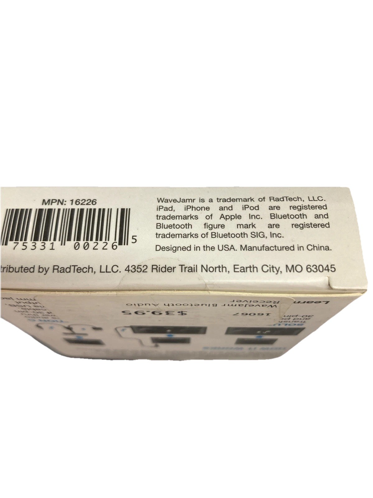 WAVEJAMR Bluetooth Wireless Audio Receiver 16226
