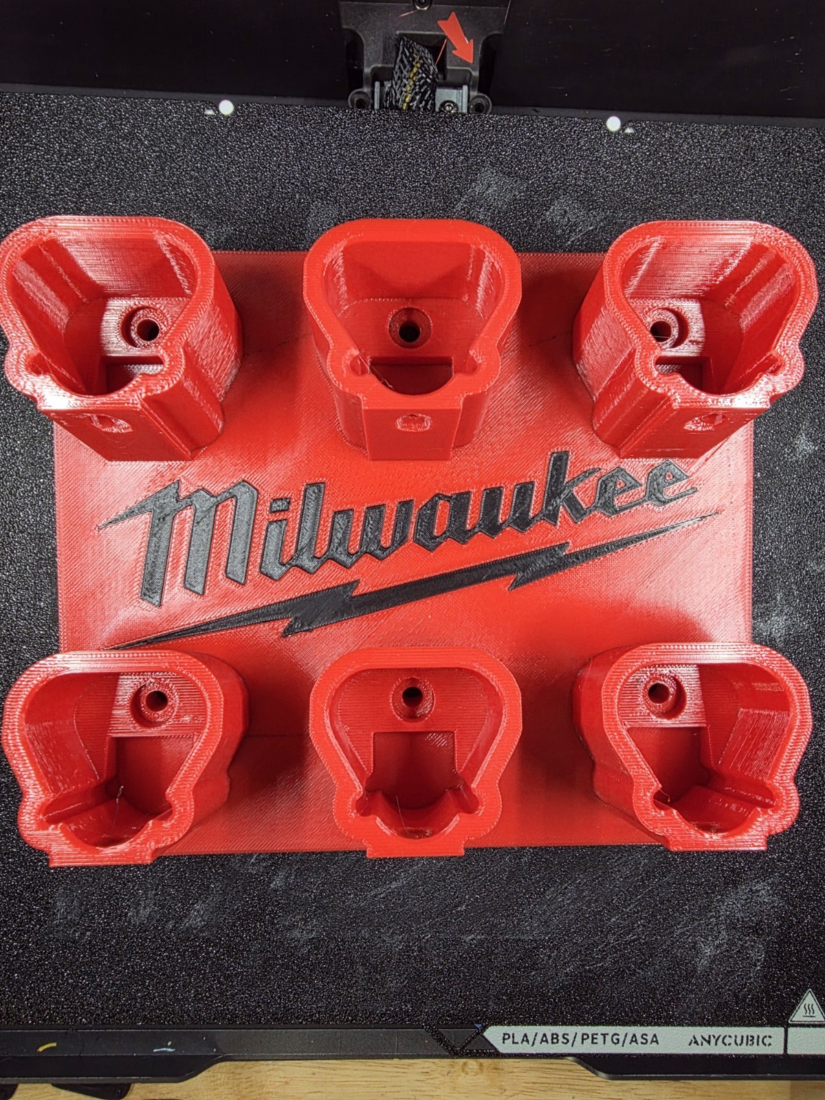 M12 Battery Wall Holder Storage Milwaukee