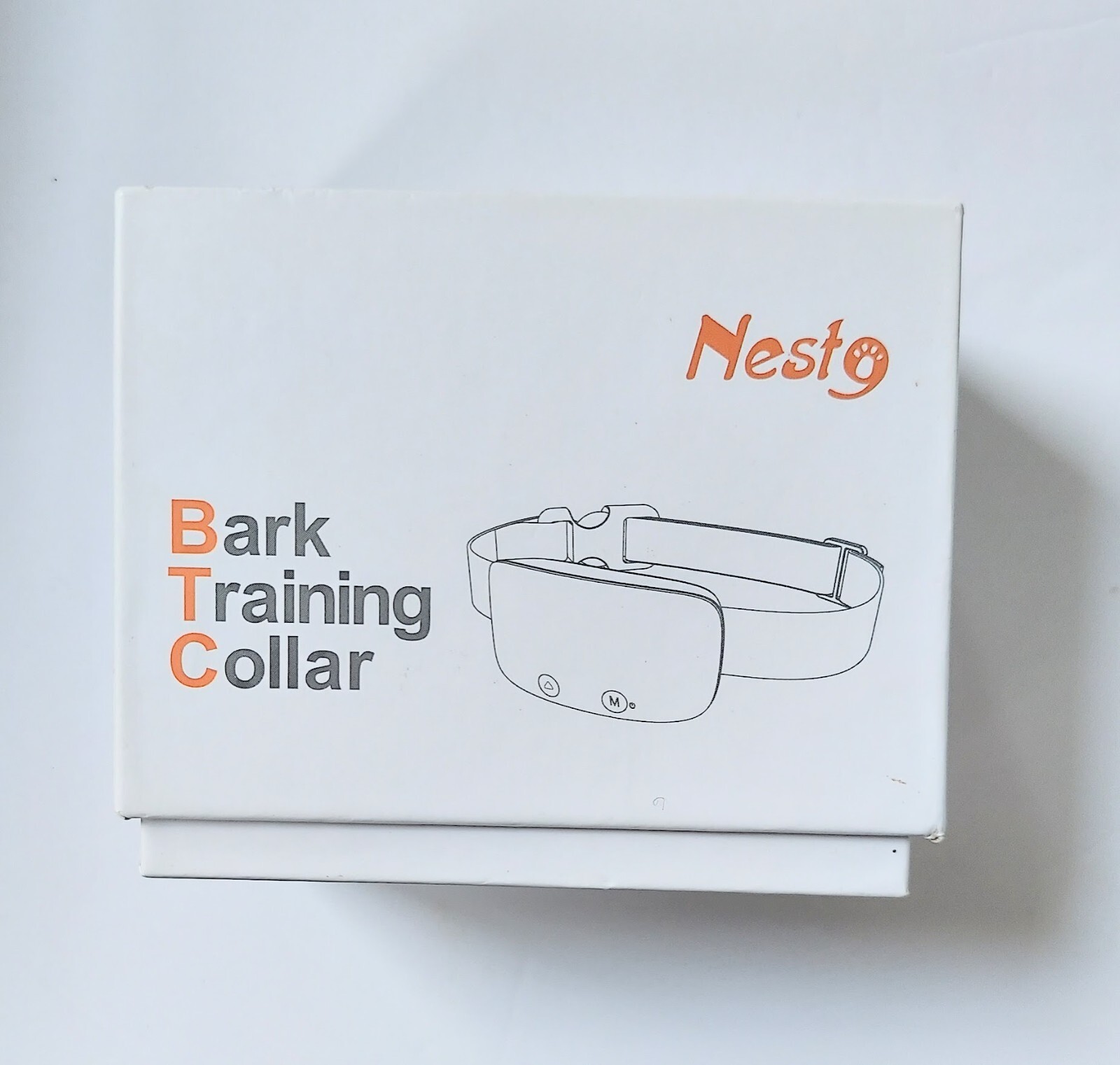 Nest 9 Rechargeable Anti-Barking Training Collar White New in Box
