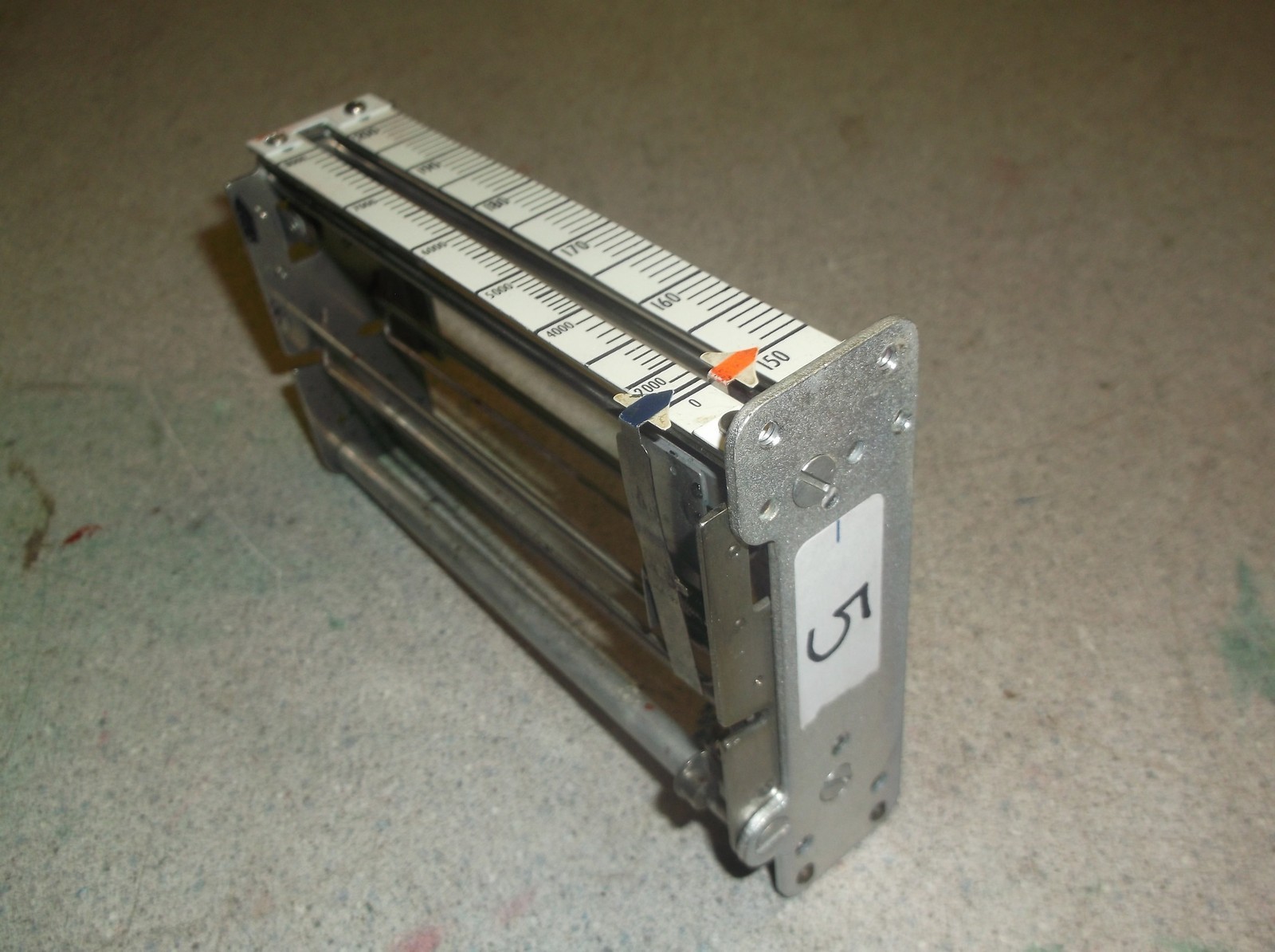 Taylor Transcope Recorder Measurement Gauge, Dual 0-8000 150-200 *FREE SHIPPING*