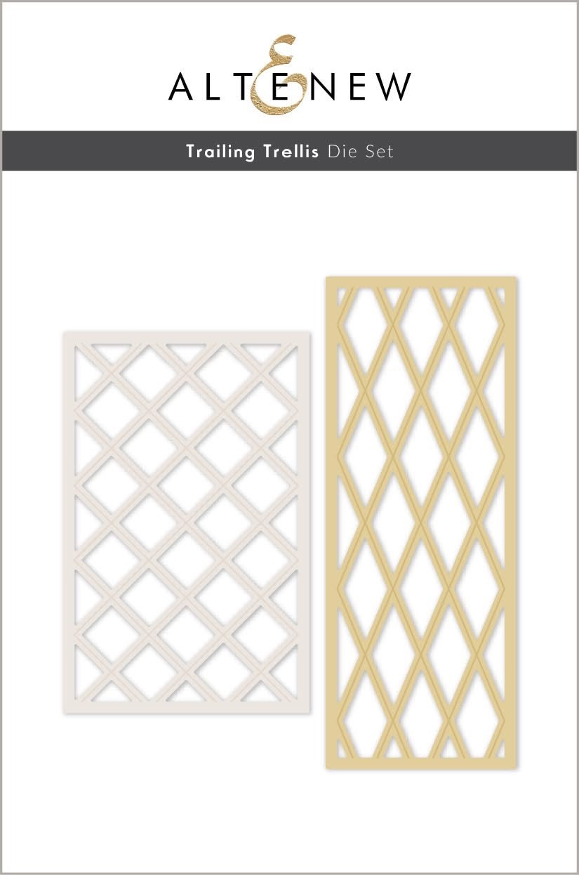 Altenew Trailing Trellis Die Set from 2026 Secret Garden Retreat - NEW