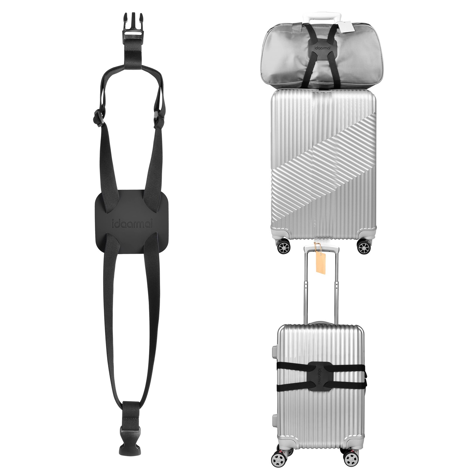 Luggage Straps Bag Bungees for Add a Bag Easy to Travel Suitcase Elastic Stra...