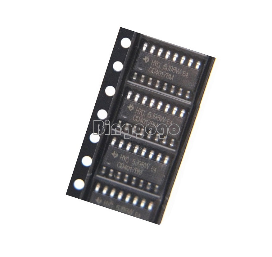 10pcs CD4017 4017 SOP-16 SMD COUNTERS/DIVIDER NEW