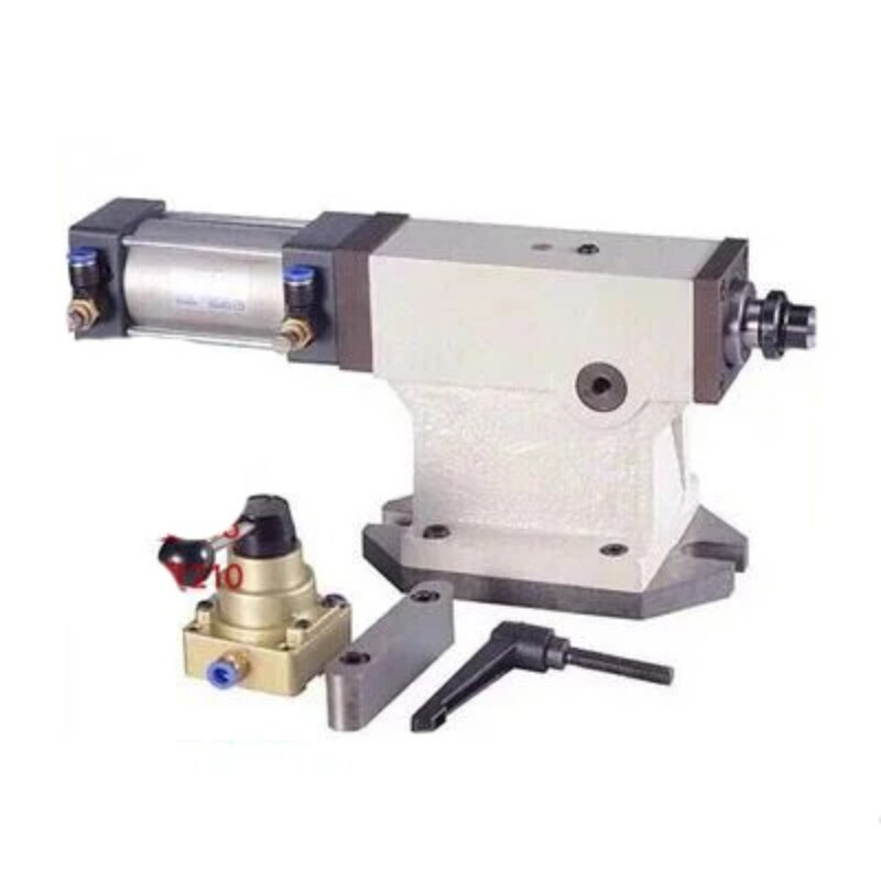 CNC Indexing Head  Fourth Axis  Pneumatic Top Tailstock Machining Center Lathe