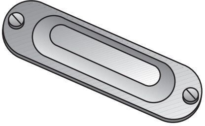 O-Z/Gedney BS50S, Conduit Outlet Body Cover, 1/2"Stl Cond Bdy Cvr, 1 PC