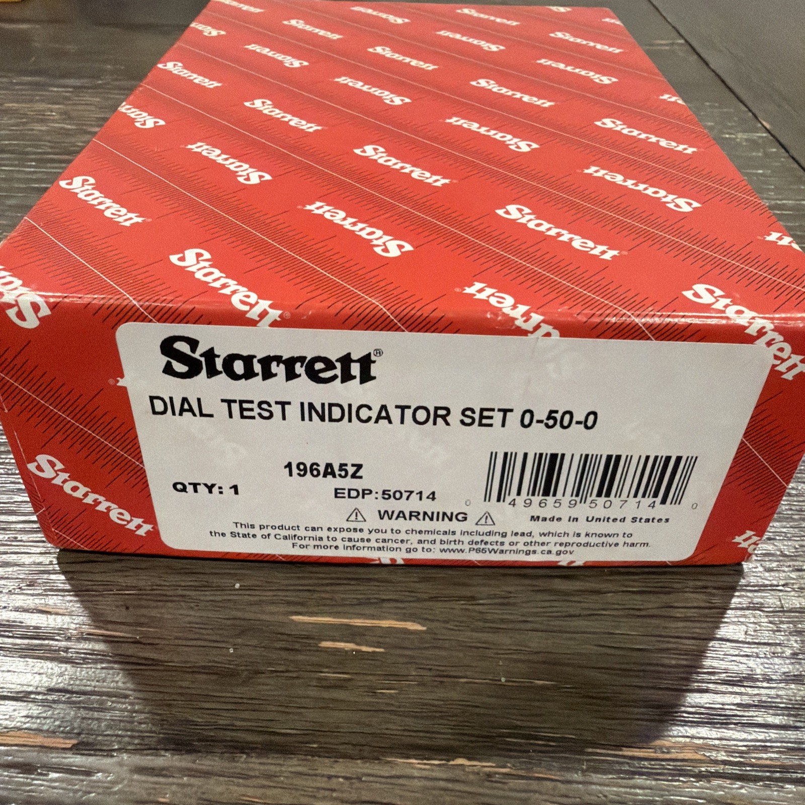NEW IN BOX! Starrett DIAL TEST INDICATOR 196A5Z