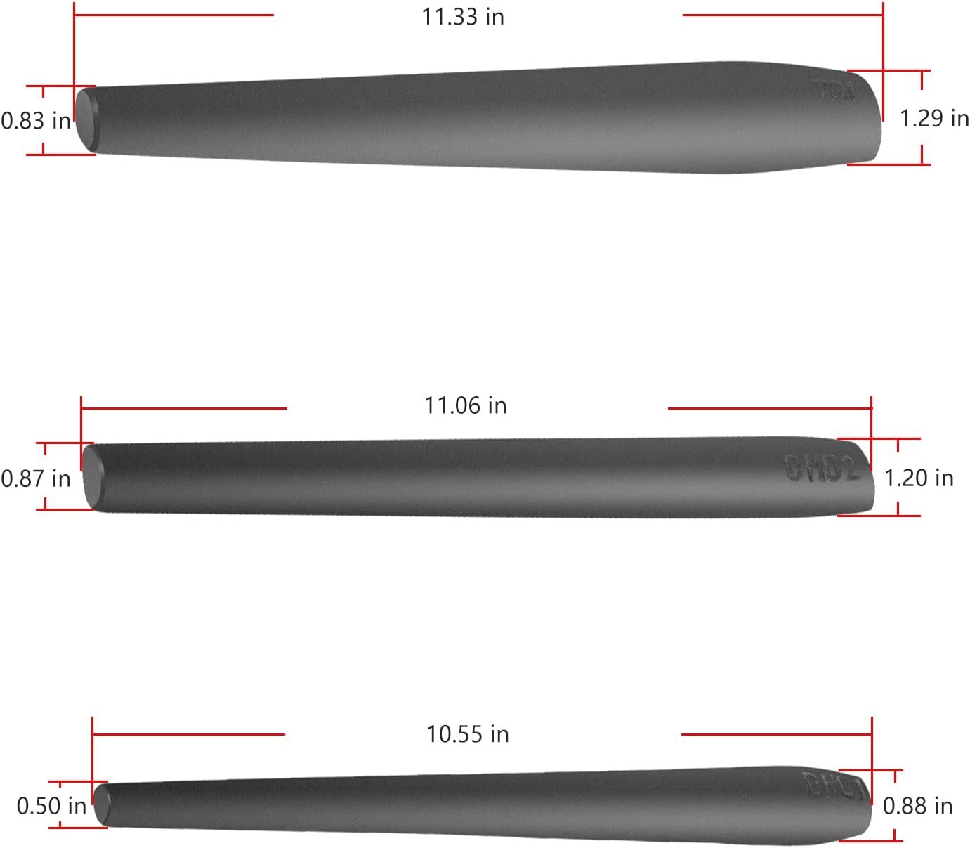 Blacksmith Knifemakers Tomahawk, Large Hammer & Mouse ax Drift Tool Set (3Pcs)