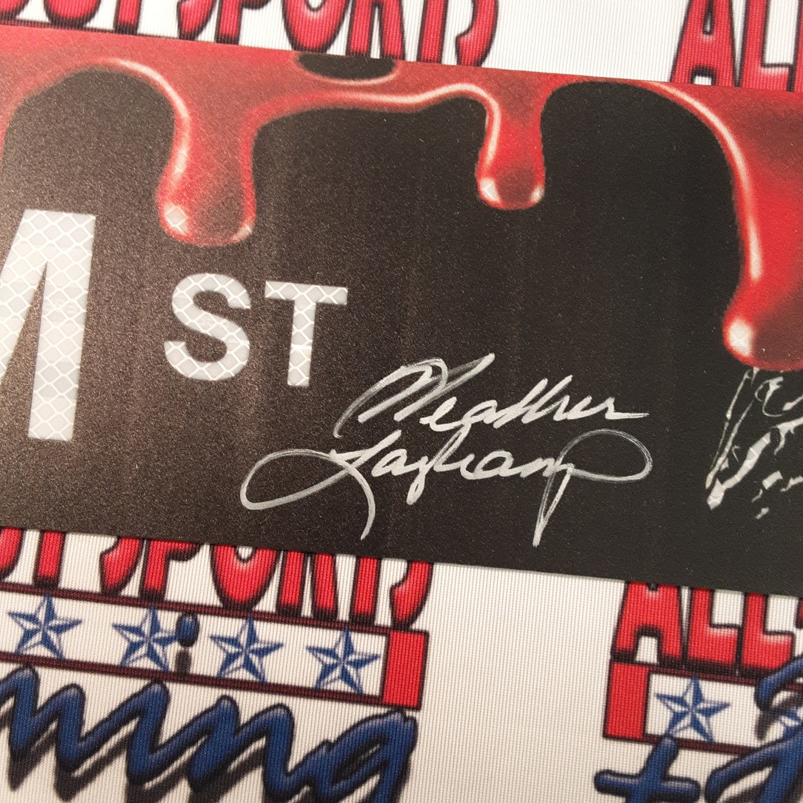 Heather LagenKamp Authentic Signed Elm St Sign Autographed JSA-