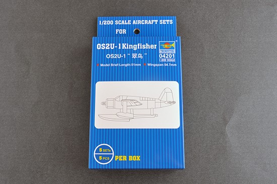 Trumpeter 04201 1:200 Scale OS2U-1 Kingfisher Seaplane Military Kit (Set of 5)