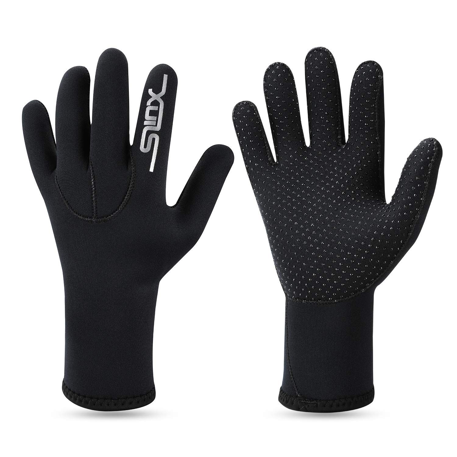 Oumers 3MM Double-Lined Neoprene Scuba Gloves Diving Gloves, Woman Man Teenag...