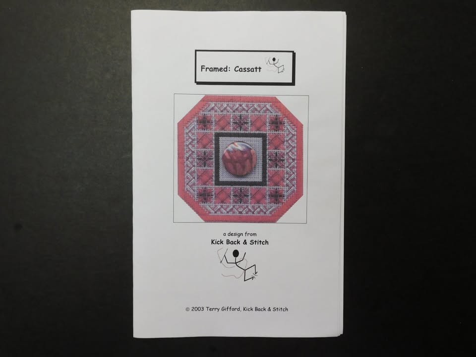Cassatt by Kick Back & Stitch (5082)  Counted Needlepoint Pattern