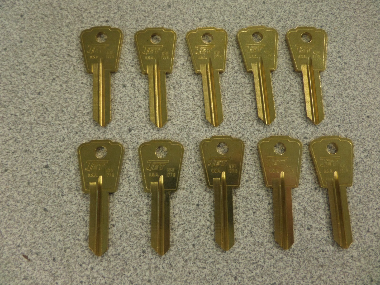 JET NH1 NATIONAL EZ SET 1177N KEY BLANKS PACK OF 10
