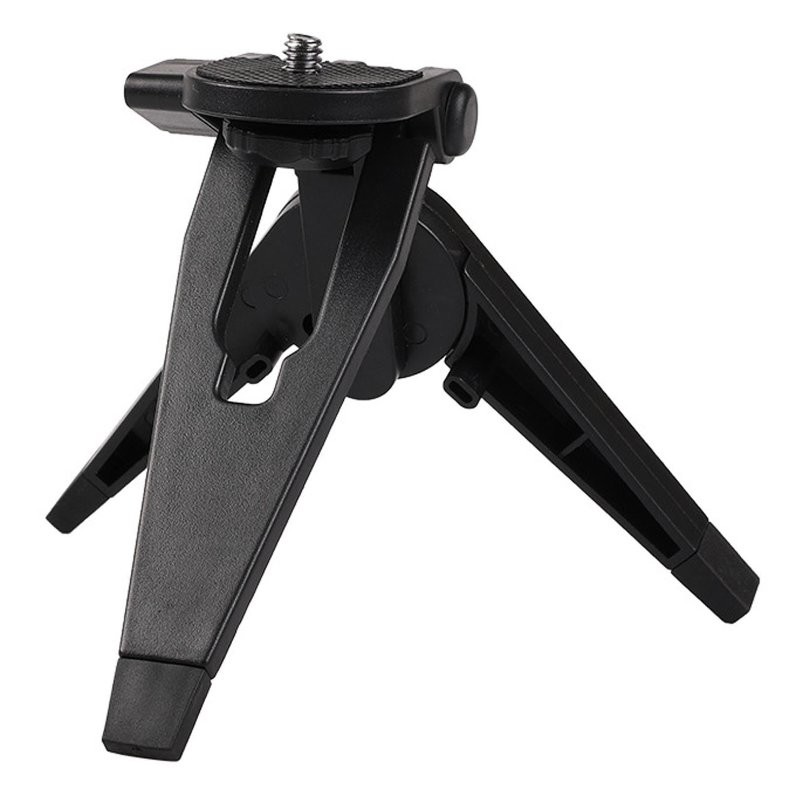 ABS 1/4" Screw Mini Foldable Tripod Stand Hand Grip for GoPro DJI and Cell Phone