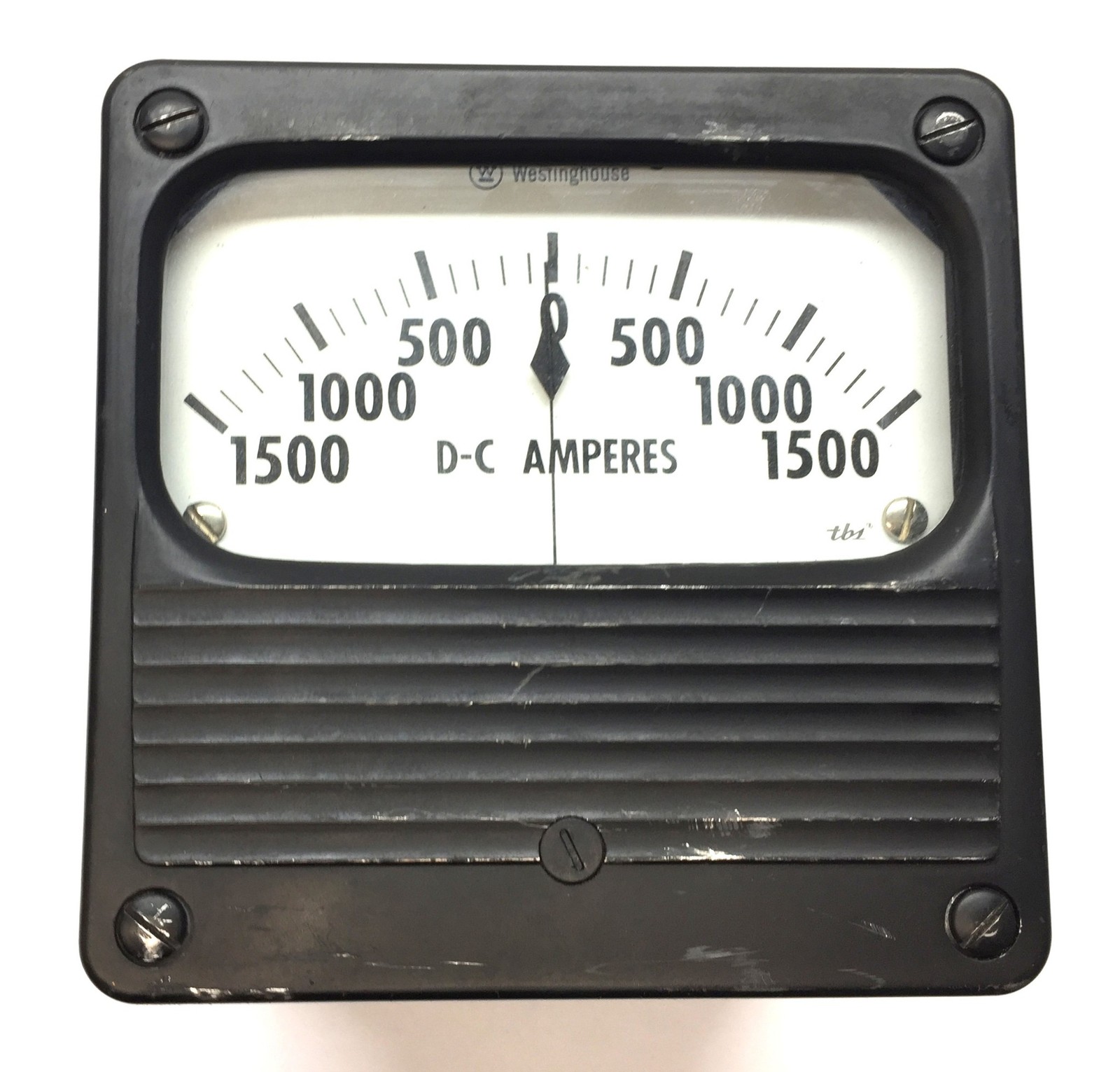 Westinghouse UX-251 D-C Amperes Voltmeter 1-71603 USED