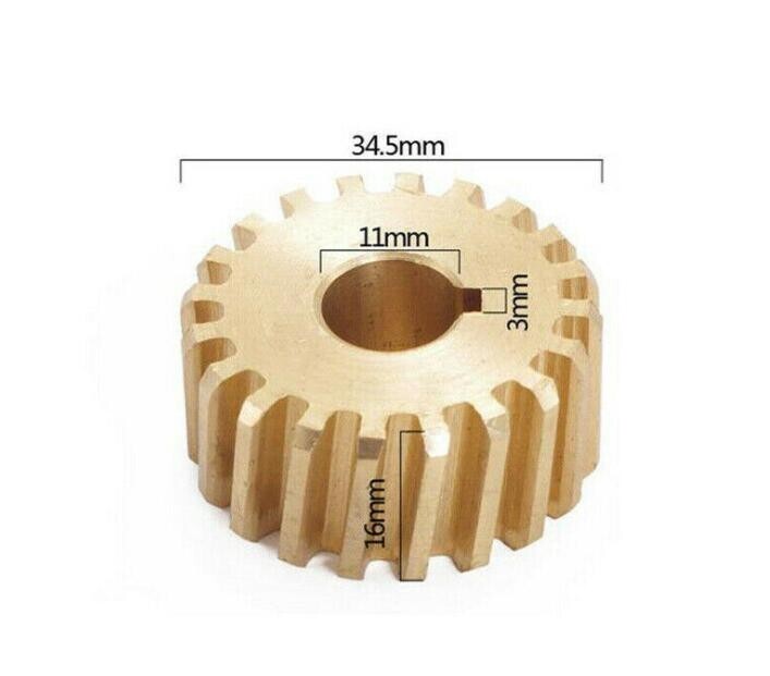 Milling Machine Part B08 Copper Feed Worm Gear Turret The Mill Tool