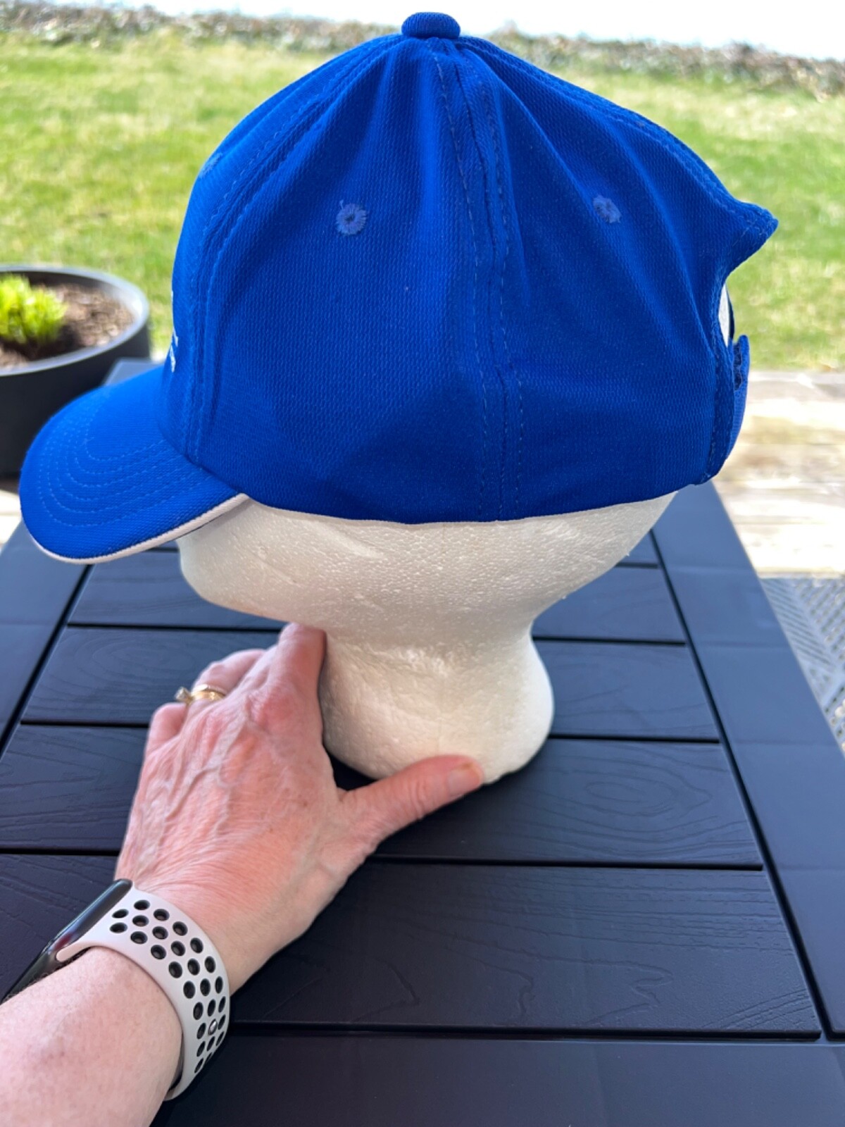 Orbital Energy Services A PSG Co. Royal Blue/white Hat Cap Hook Loop EUC