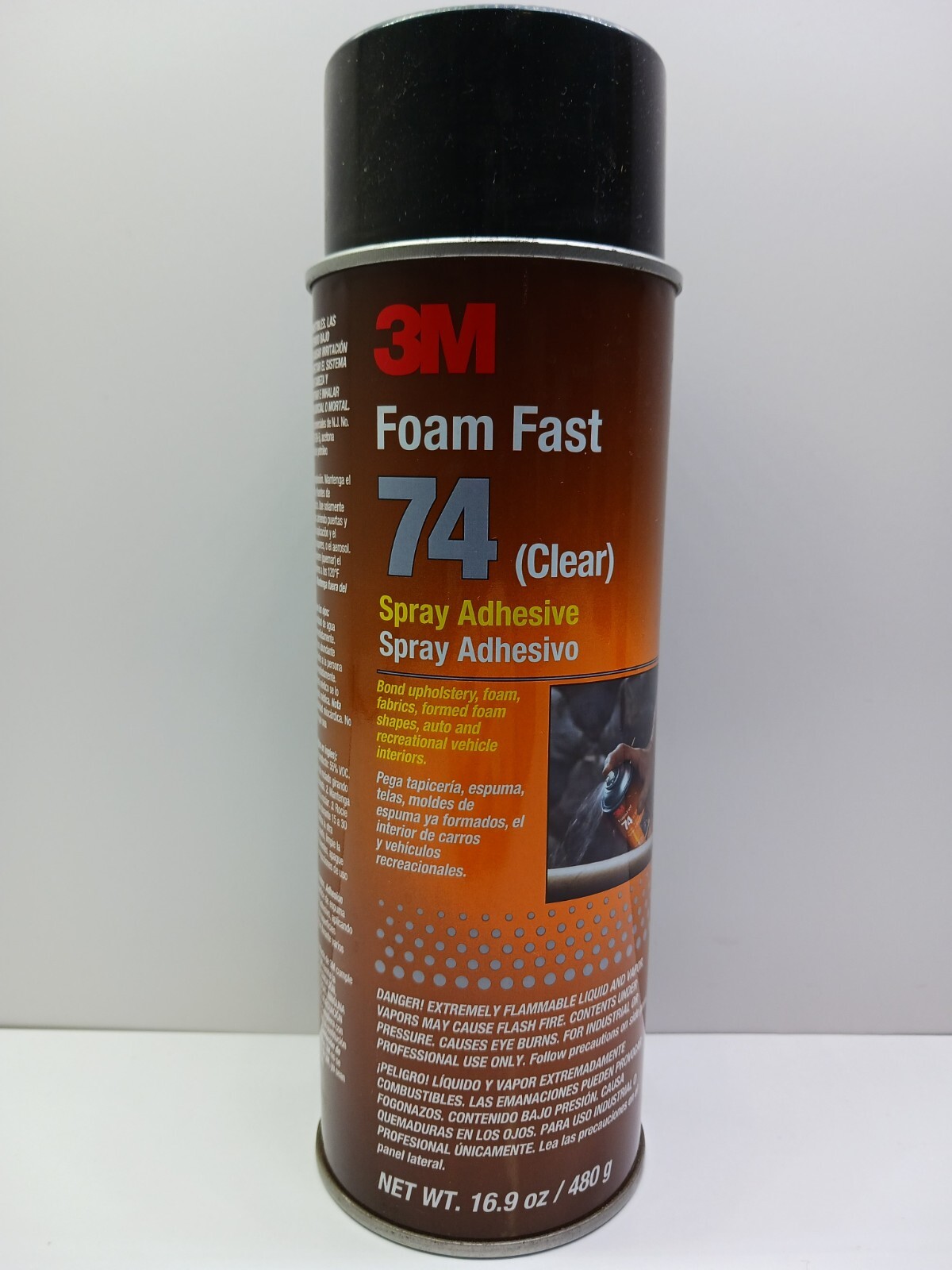 3M Foam Fast 74 Spray Adhesive - 16.9oz cans sold individually
