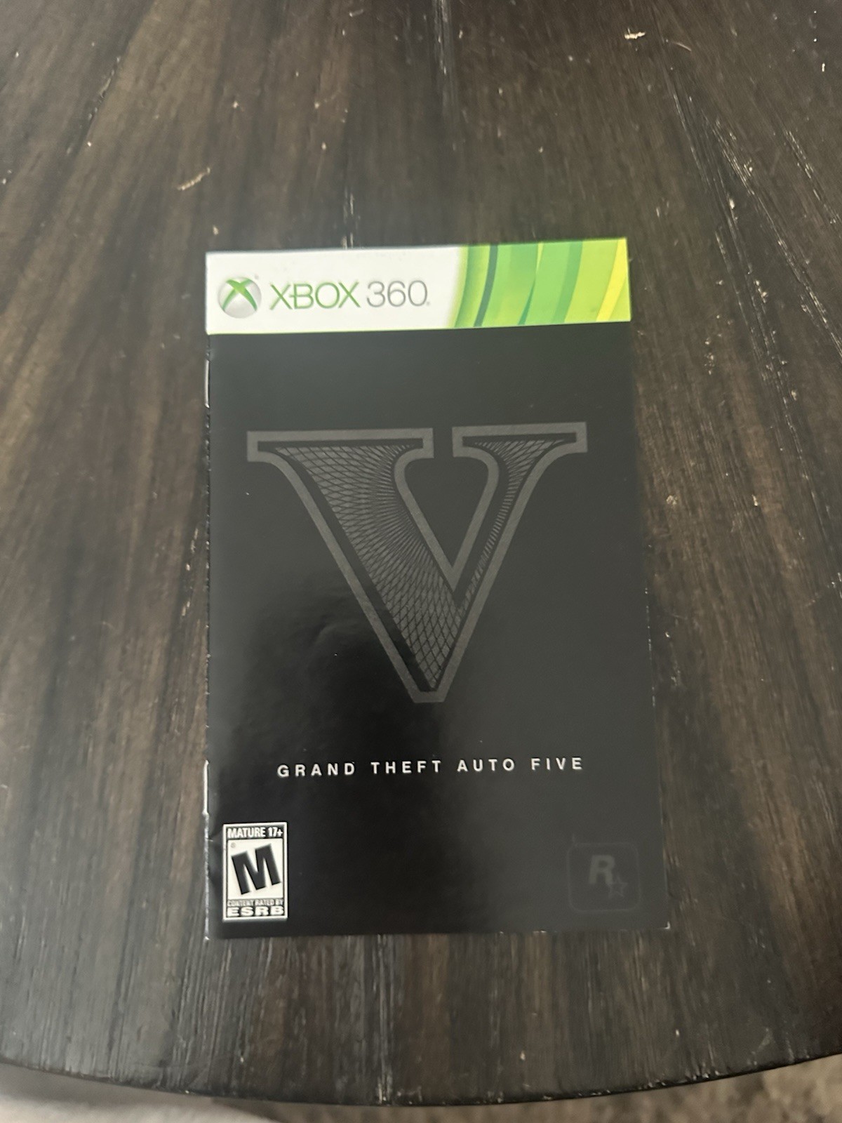 XBOX 360 Manual Only Grand Theft Auto V