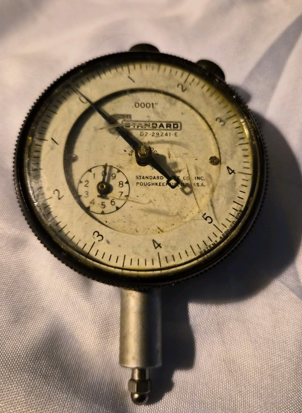 Vintage Standard Gage Dial Indicator #D2-29241-E Made In USA