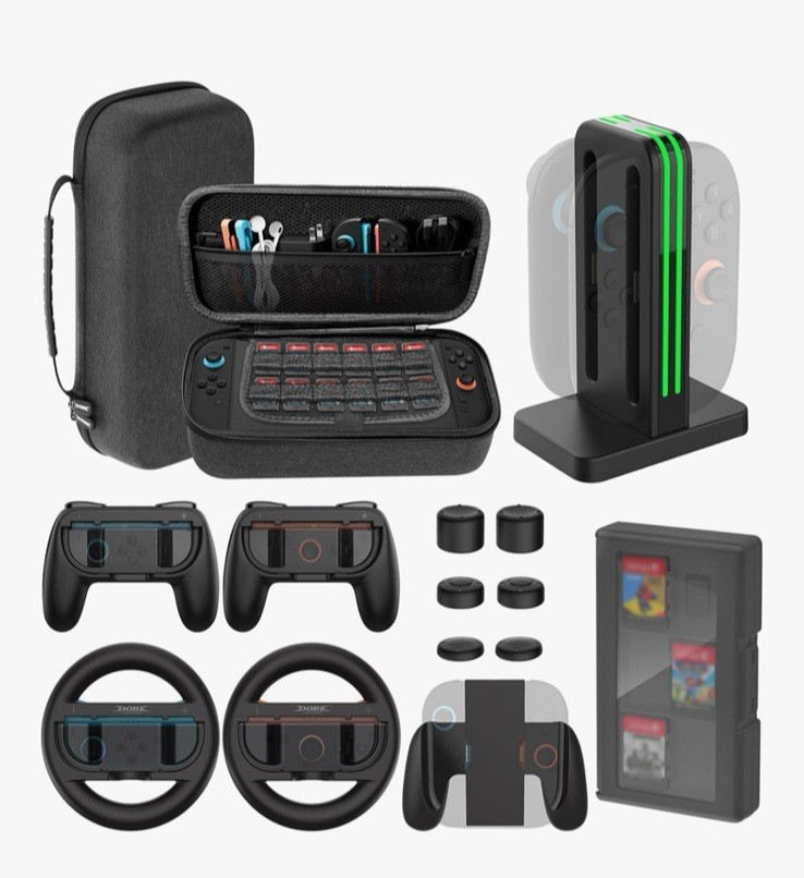Nintendo Switch 2 Accessories Bundle 7 in 1 Essential Pack NIB