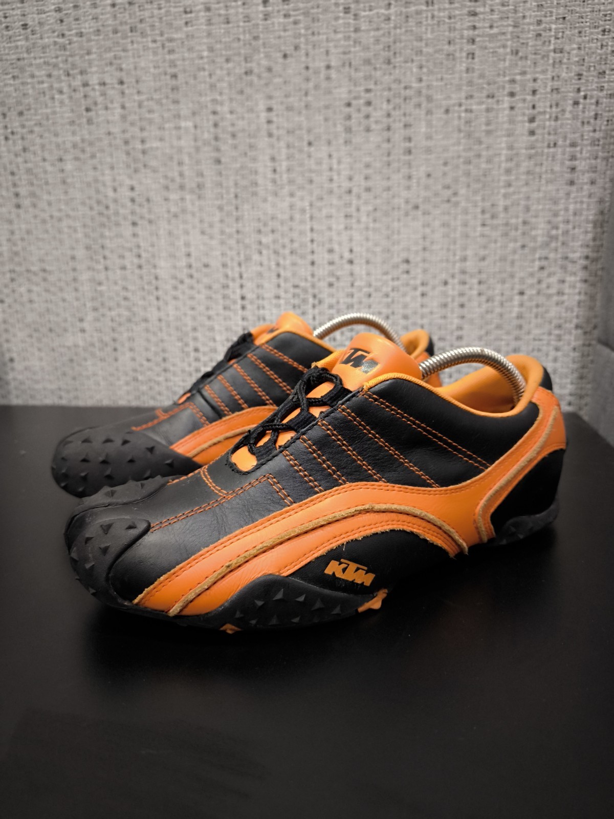 KTM Motorcycle  Orange Sneakers  Size USA 7.5 UK 6 EUR 40 Lightweight Equipment