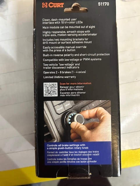 GM Part 19418030 Trailer Brake Control System Kit Curt System
