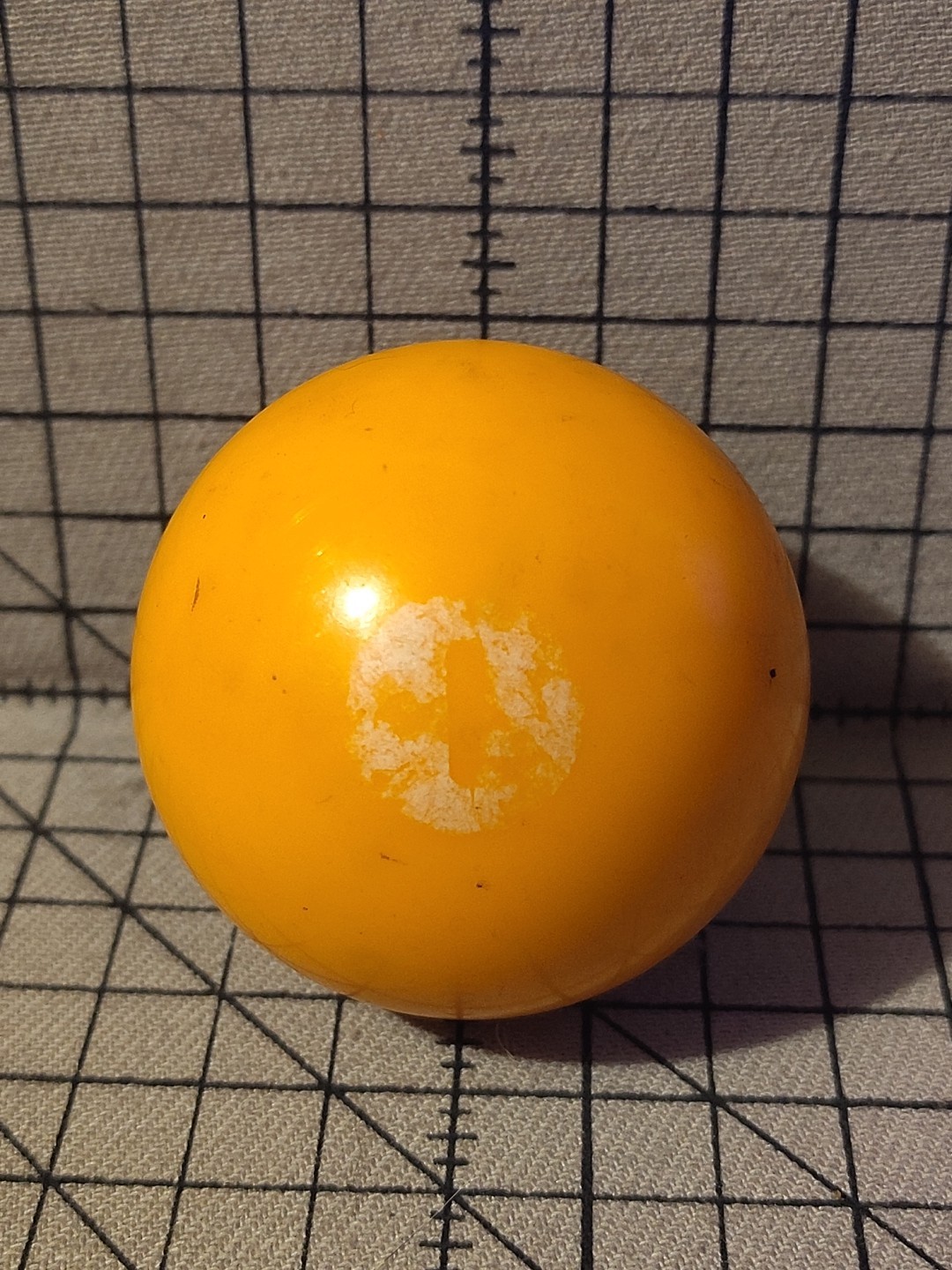 Vintage Aramith # 1 Solid Yellow Pool Ball Billiard 2 1/4” Replacement Belgium